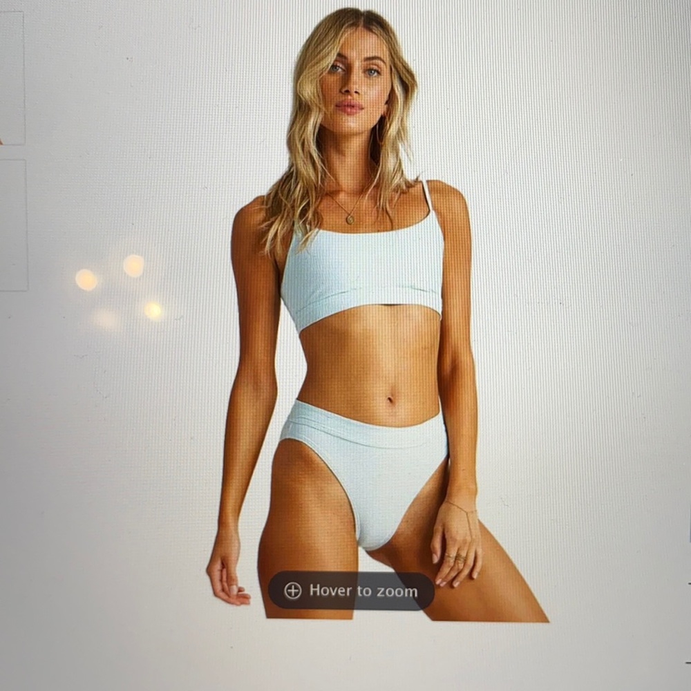 High waisted bikini bottom